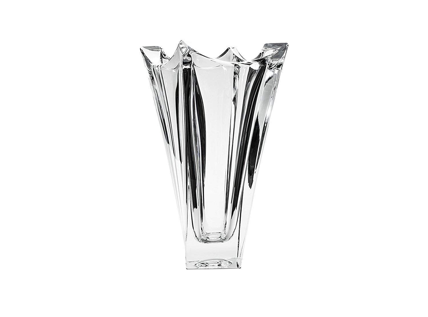 Quadron Collection Modern Crystal HandCrafted Decorative Vase 12