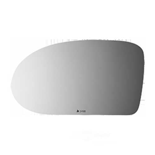 Burco Side View Mirror Replacement Glass - Clear Glass - 2498