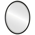 thumbnail image 1 of London Framed Oval Mirror - Matte Black - 17" x 21", 1 of 7