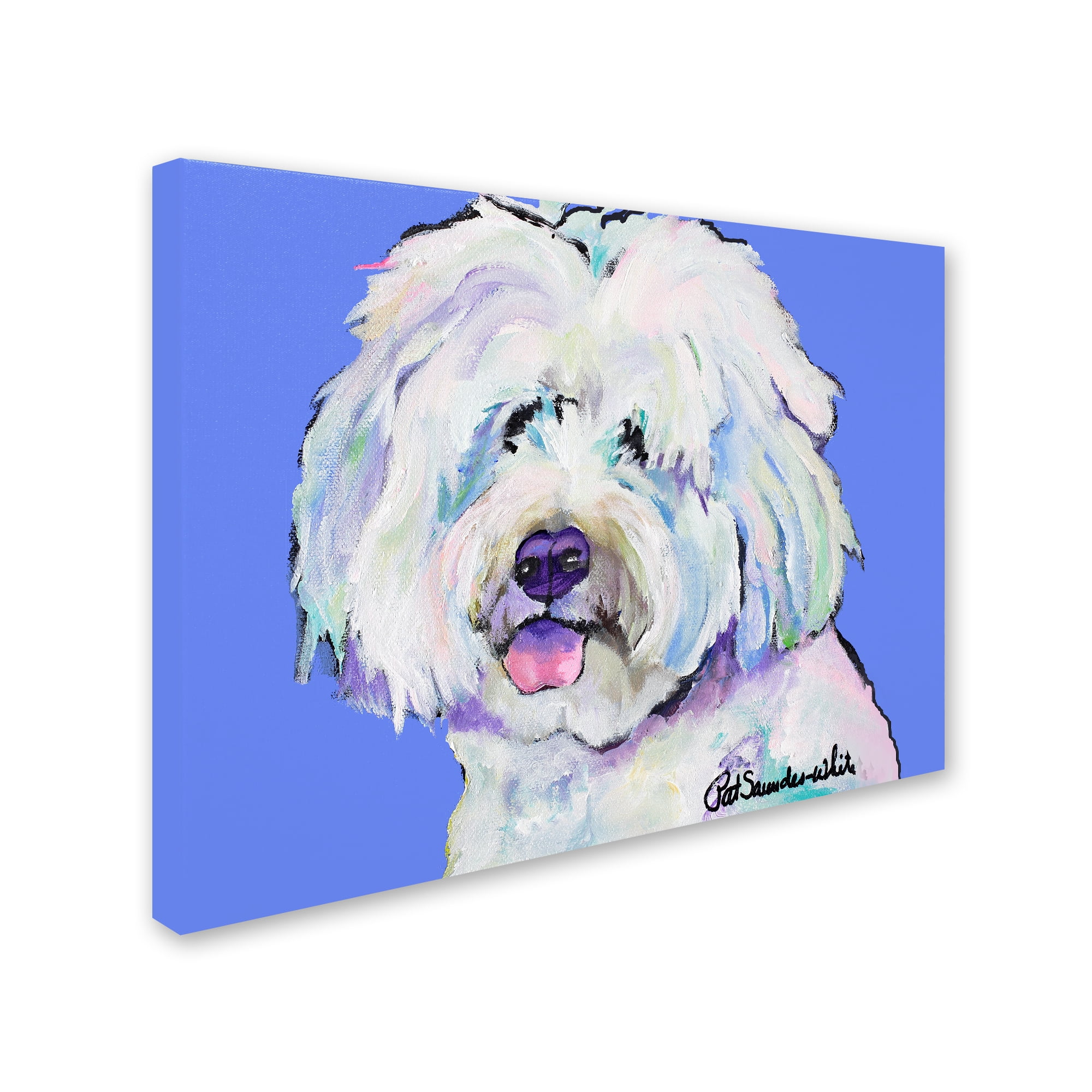 Trademark Fine Art 'Champ' Canvas Art by Pat Saunders-White