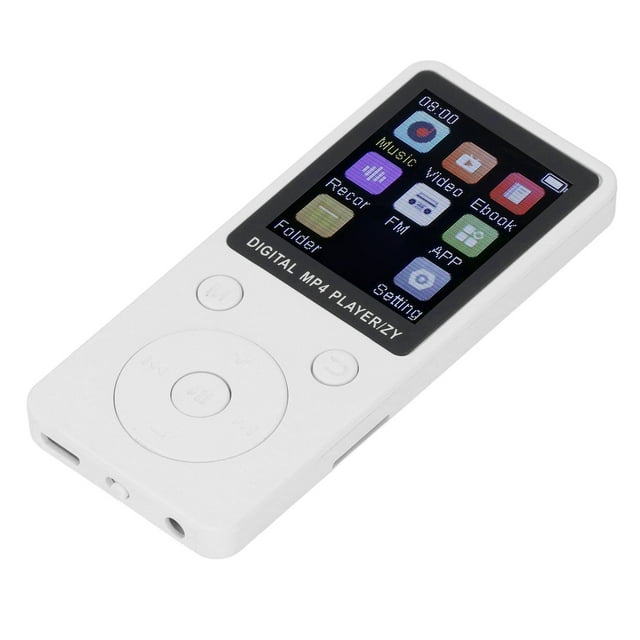 Reproductor mp3/mp4 de 64 gb, reproductor de música con 5.0, Pantalla A Color de 1,8 Pulgadas, Reproductor de Música y Vídeo Portátil, Grabación de Voz, Soporte para