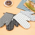 thumbnail image 6 of Joernso Kitchen Heat Resistant Cotton Glove Oven Pot Holder Baking BBQ Cooking Mitt, 6 of 8