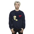thumbnail image 2 of Looney Tunes Mens Tweety Love Heart Sweatshirt, 2 of 3