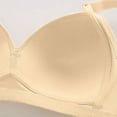 thumbnail image 4 of SMihono Stylish Push Up Bras for Women No Underwire Deep V Neck Comfortable Breathable Bra Full Coverage Padded Bralette Smoothing Underwear Beige 8-10, 4 of 4