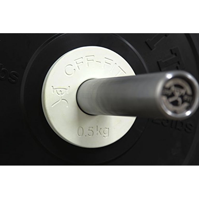 CFF Competition Rubber Fractional Weight Plates – 2.0 Kg Pair For Micro-Loading & Strength Training