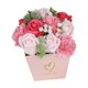 thumbnail image 3 of Ramo de flores artificiales de jabón decorativo realista y perfumado para bodas Rosa, 3 of 9