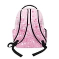 thumbnail image 2 of SCRAWLGOD Stars Print Pink School Backpack for Boys Girls Backpack for Kids Teens Elementary Middle School 17 inch Large Knapsack with Padded Strap, 2 of 7