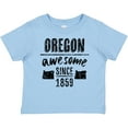 thumbnail image 3 of Inktastic Oregon Awesome Since 1859 Boys or Girls Baby T-Shirt, 3 of 5
