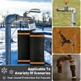 thumbnail image 4 of Faucets under $10,Outdoor Faucet For Winter Thickened Reflective Outside Spigots Hose Bib Insulated Sock For Winter Cold Weather Outdoor Faucets & Yard Black, 4 of 9