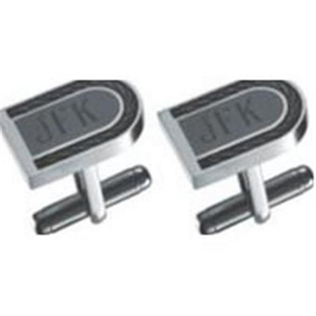 Visol VCUFF720 Curvature Stainless Steel Cufflinks