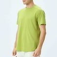 thumbnail image 4 of Men's Crew Neck T-Shirt UPF 50+ Sun Protection Quick Dry Short Sleeve Rashguard Swim Shirt SPF Workout Fishing Athletic Daily Casual Tops, 4 of 9