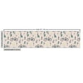 thumbnail image 3 of Ambesonne Casual Day Fabric by the Yard Upholstery, Spring Life Bicycle Art, 1 Yard, Pale Eggshell and Slate Blue, 3 of 5