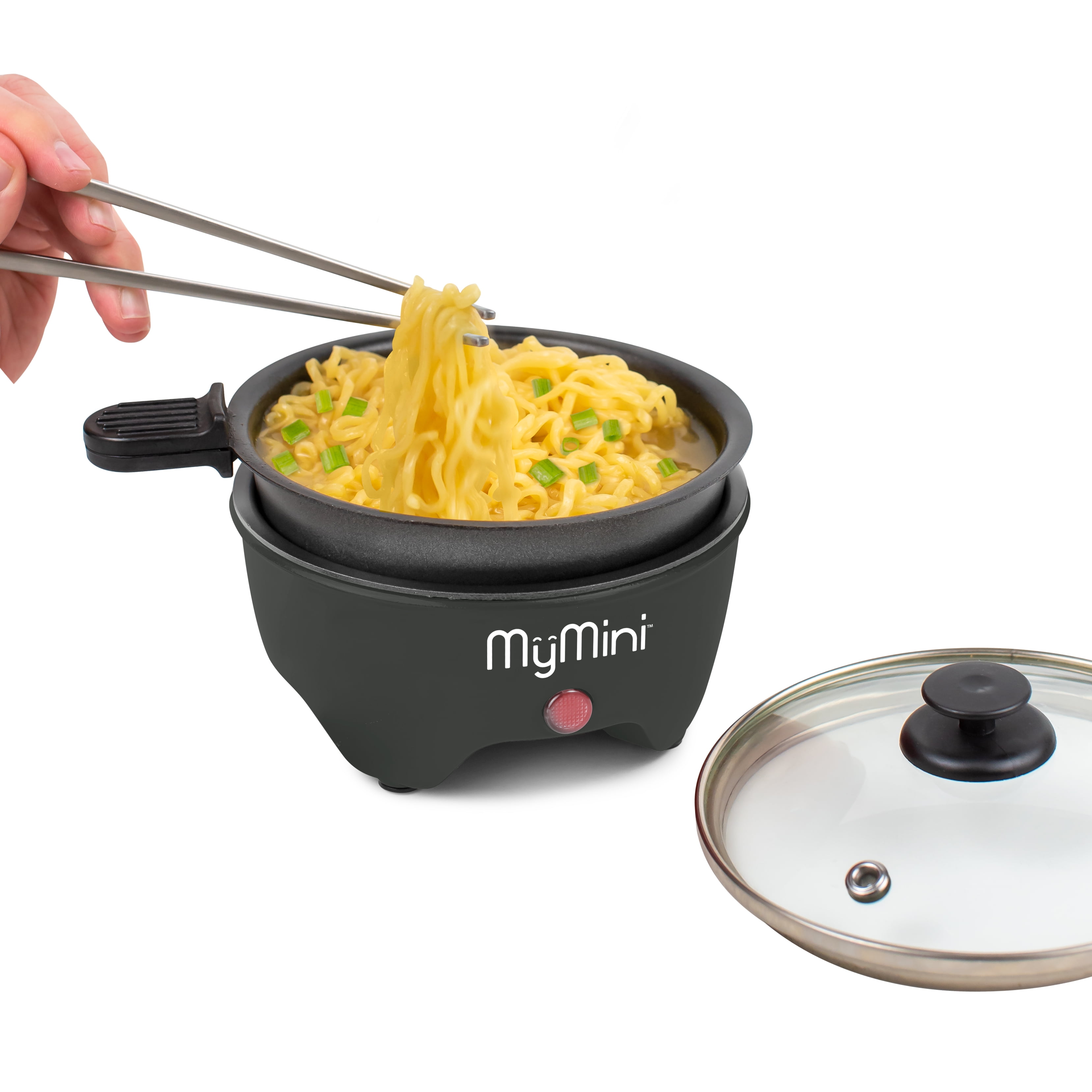 MY MINI NOODLE COOKER & SKILLET Black 5 skillet 260 Watts Non-Stick ~USED