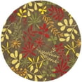 thumbnail image 4 of SAFAVIEH Soho Olympia Floral Wool Area Rug, Brown/Multi, 5' x 8', 4 of 8