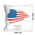 4th Of July Decorations Pillow Covers 18x18 Set Of 4 Memorial Day