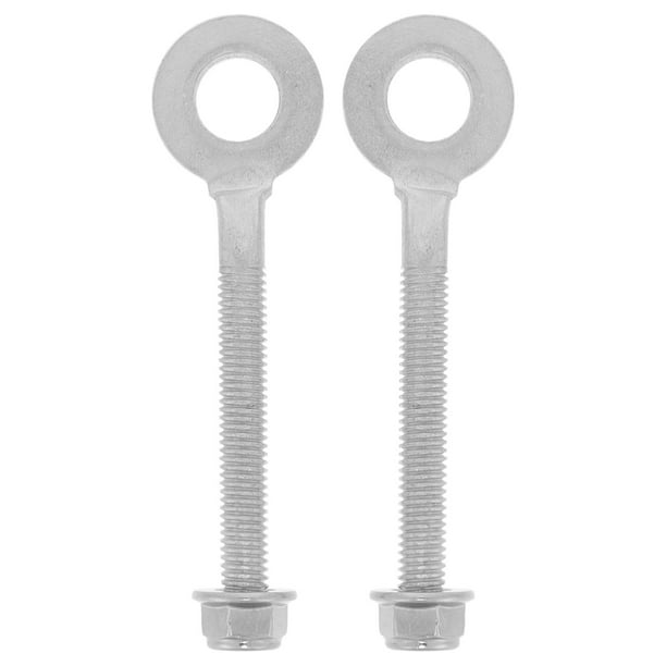 Tensor de cadena de Metal para motocicleta, ajustador de tornillo, tensor de repuesto, ajustadores de tensión de cadena, 2 uds.