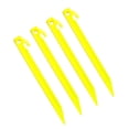 thumbnail image 4 of Heavy Duty ABS Plastic Tent Stakes with Anchor Design for Camping Use Bright Yellow 4 Pcs Pack, 4 of 8