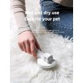 thumbnail image 2 of Pet Cat Comb Stainless Steel Needle Pet Cleaning Needle Comb Dog Hair Removal Brush One-Button Self-Cleaning Function(Mysterious Gray), 2 of 5