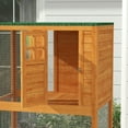 thumbnail image 3 of GVN Cat Catio Enclosure, Cat Cage House,74" Wooden Outdoor Cat House Catio Outdoor Cat Enclosure, Orange, 3 of 5