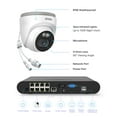 thumbnail image 6 of 4MP Security Camera System, ZOSI PoE Security Cameras Outdoor, 5MP 3K NVR with 2TB Hard Drive, One Way Audio, AI Human Detection, 6 of 9