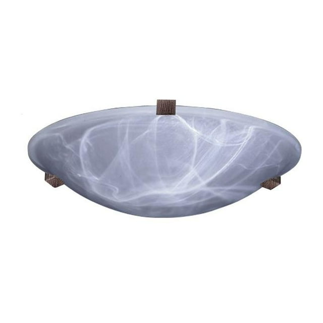 PLC Lighting 7012RULED Nuova 1-Light 16 Watts Plafonnier&44; Rouille