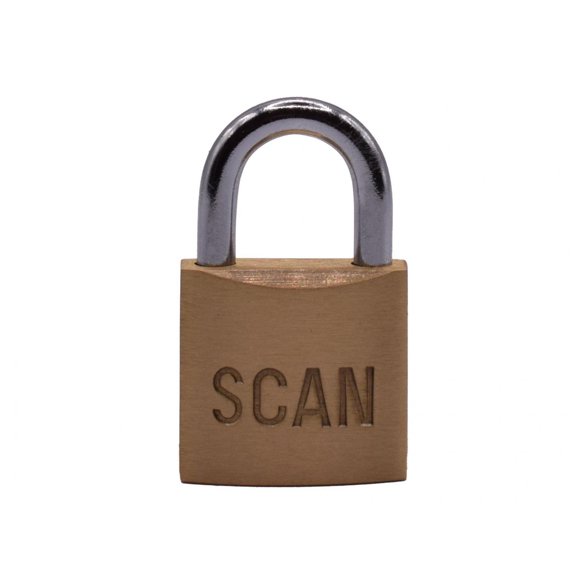 Scan Brass Padlocks