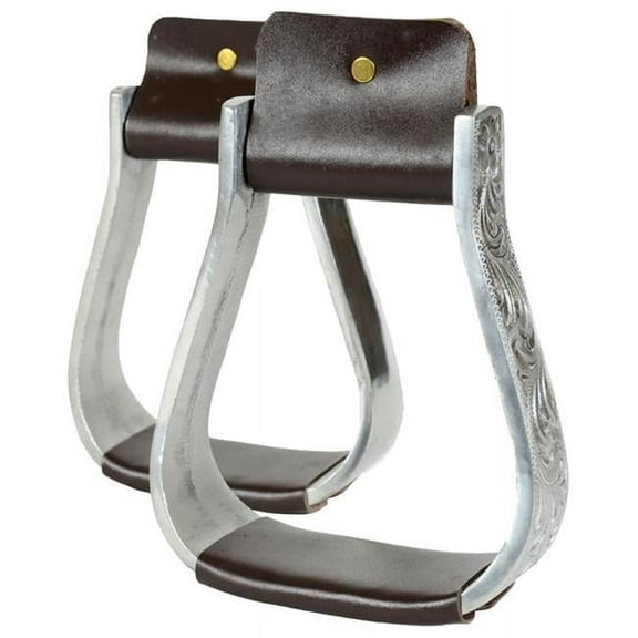 Jacks 826 Engraved Aluminum Stirrups