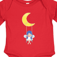 thumbnail image 4 of Inktastic Cute Fairy, Fairy On The Moon, Fairy On A Swing Girls Long Sleeve Baby Bodysuit, 4 of 5