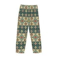 thumbnail image 5 of Goofa Traditional Tribal Aztec1 Printed Soft Pajama Pants for Men, Wide Leg Comfy Casual Lounge Yoga Pants-Small, 5 of 9