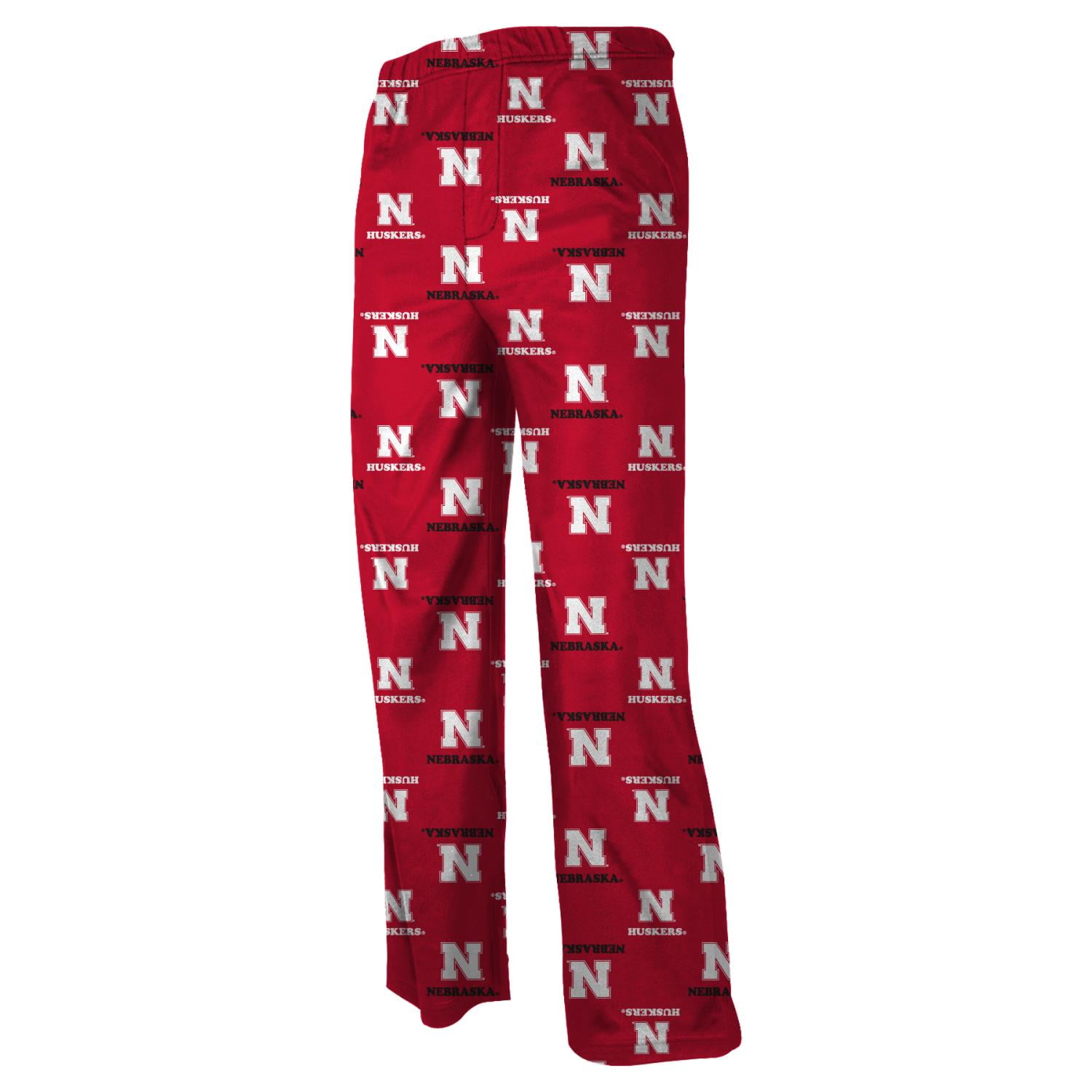 Nebraska Cornhuskers Youth NCAA Printed Logo Pajama Pants by Outerstuff