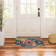 thumbnail image 3 of Yayeee Doormat for Indoor Entrance 32" x 20" Non Slippery Floor Rug, Dark Floral, 3 of 8