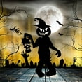 thumbnail image 6 of LHWEN Movies Metal Stakes Yard Halloween Decorations Outdoor Scary Family Home Front Yard Sign Party Decor Garden Silhouette Easy Install Unique Design Fence Decoration Ideal Gift Set 40cm, 6 of 6