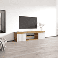 thumbnail image 6 of Knoxville Floating TV Stand for TVs up to 80", Modern High Gloss 71" Entertainment Center, Wall Mounted TV Media Console with Storage Cabinets, 6 of 8