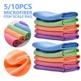 thumbnail image 1 of Kitchen Towels and Dishcloths Set  Microfiber Cleaning Cloth  Kitchen Cloth  Dish Towels  Dusting Rags  Washcloth, 1 of 8