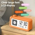 Iumwxz Multifuntional Alarm Clock,Led Stereo Digital Clocks Large