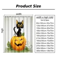 thumbnail image 7 of Fall Boho Shower Curtain Rustic Autumn Harvest Pumpkins Leaves Floral Shower Curtain Farmhouse Fall Thanksgiving Shower Curtains, 7 of 7