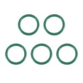 thumbnail image 1 of Fluorine Rubber O Rings, 28mm OD, 21mm Inner Diameter, 3.5mm Width, Seal Gasket Green 5 Pcs, 1 of 3