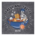 thumbnail image 4 of Playera George Talla M Oversize Cuello Redondo Estampado Fresh and Tasty Gris Oxford, 4 of 4