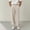 beige, variant on Men's Pants Cargo Big and Tall Solid Color Summer Button Down Pleated Wide Leg Trousers with Pockets
