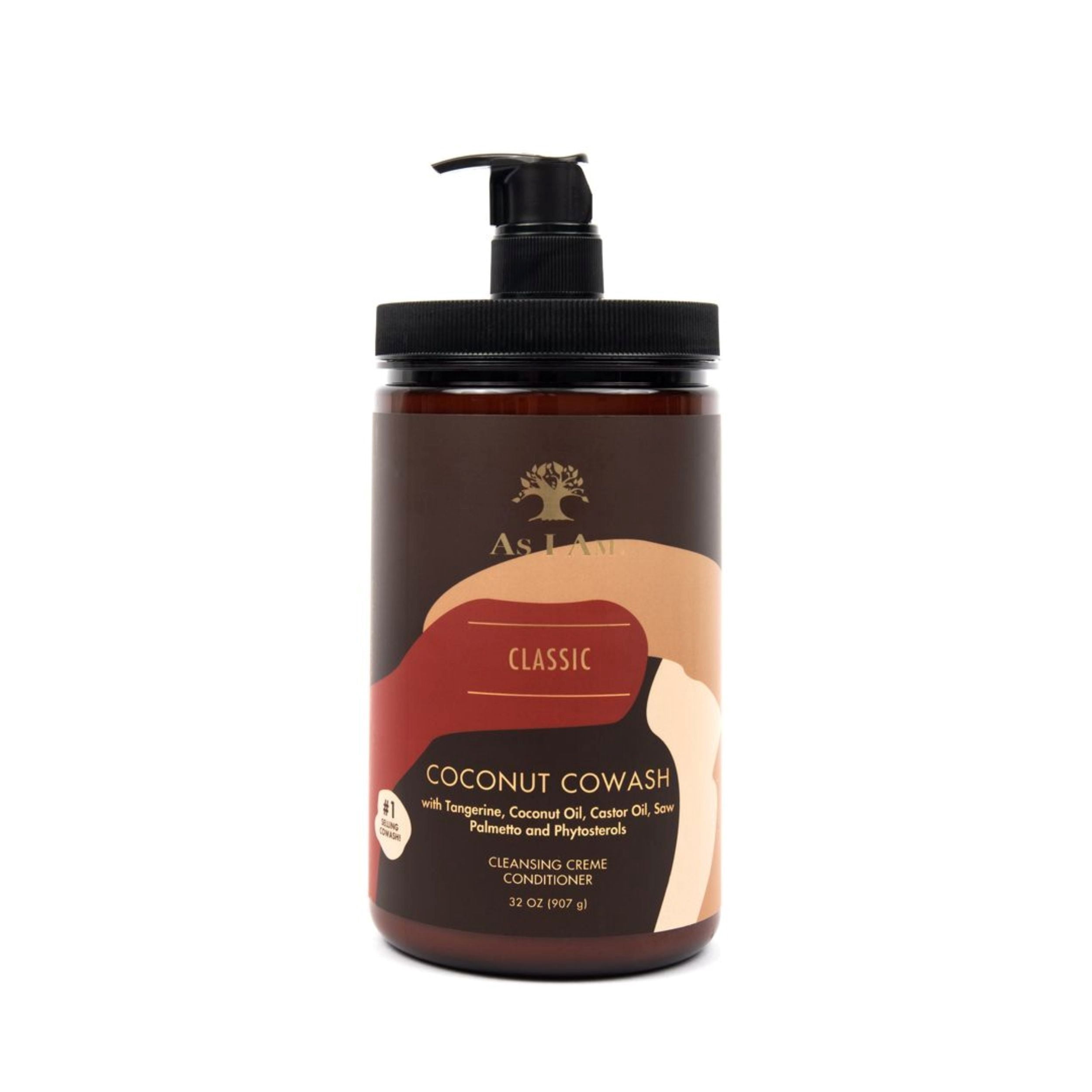 (3 pack) As I Am Cleansing Conditioner for Dry Curly Hair Moisture and Detangling Co Wash 32 oz with Saw Palmetto, Castor Oil, & Phytosterols