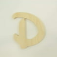 thumbnail image 1 of Package of 1, 8 Inch X 1/2" Thickness Baltic Birch Wood Letter D in The Waltograph Font, Thick for Art & Children Craft Project, Made in USA, 1 of 4