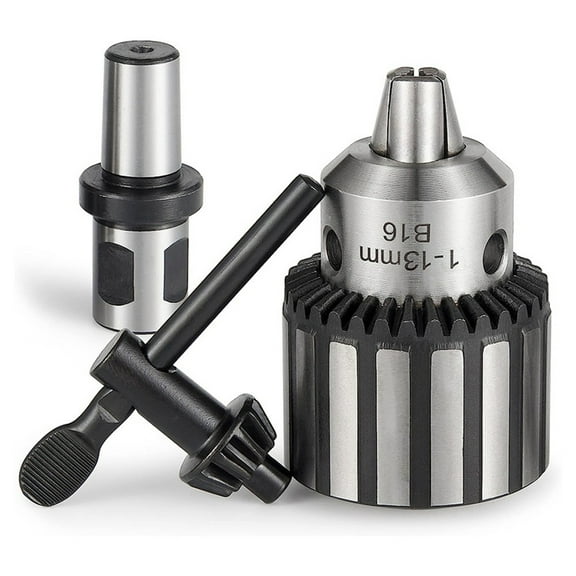 Super Heavy Duty 1/2 Inch (1-13mm) Magnetic Drill Chuck with 3/4 Inch Shank Adapter
