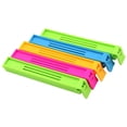 thumbnail image 1 of 3uds. Paquete de 5 clips de cierre de alimentos para mantener frescos con 11 cm de longitud para bolsas de alimentos y refrigerios, 1 of 5