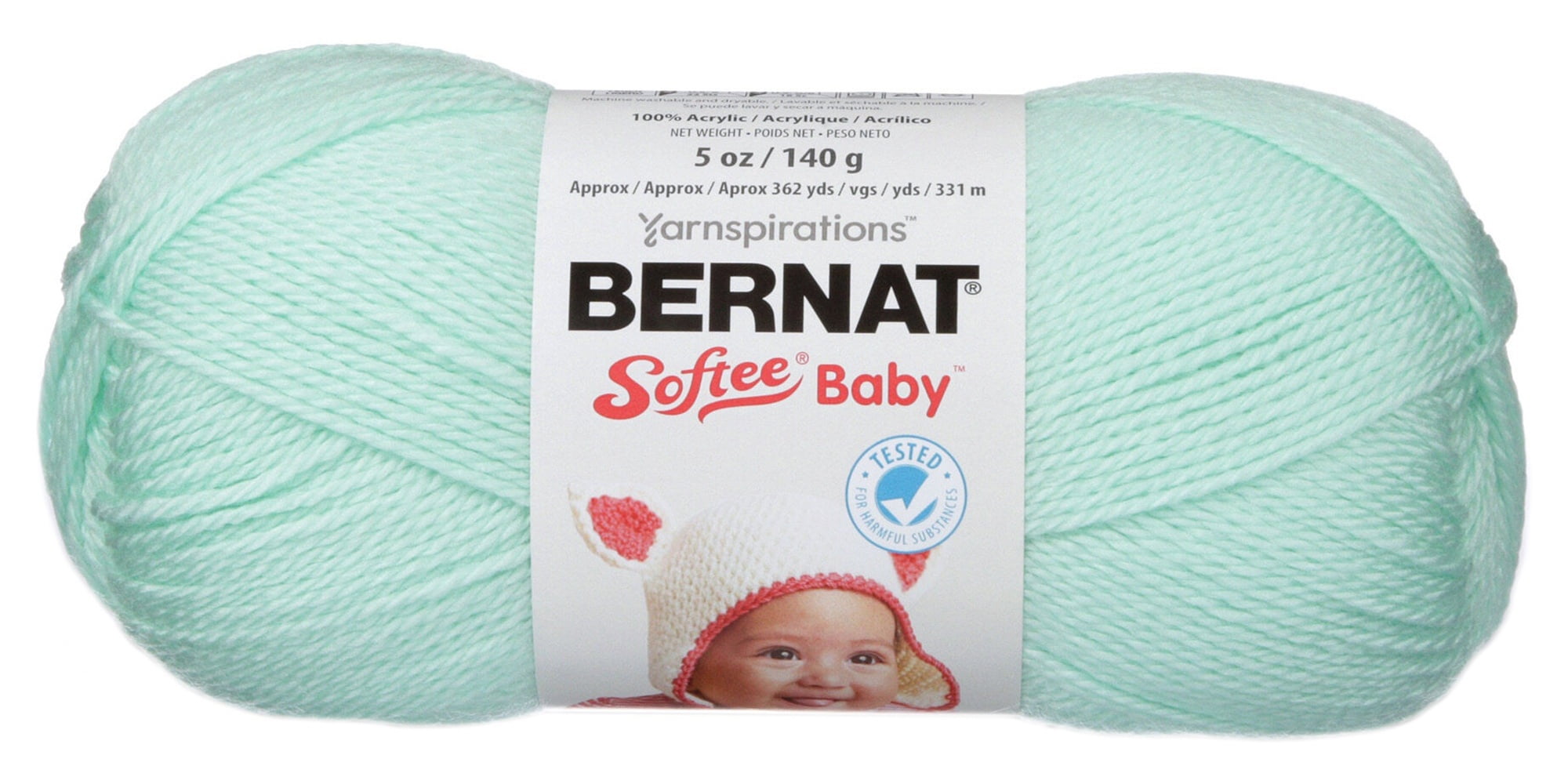 Bernat® Softee® Baby™ Yarn, Acrylic #3 DK, 5oz/140g, 362 Yards, Soft