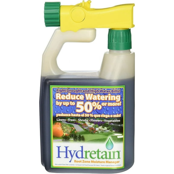 Hydretain HYDRT3212 Moisture Control Hose End,32 fl oz,Blue