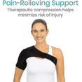 thumbnail image 2 of Shoulder Stability Brace - Injury Recovery Compression Support Sleeve - For Rotator Cuff Injuries, Arthritis, Sprain, Dislocation, Joint Pain Relief (, 2 of 5