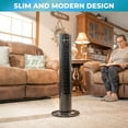 thumbnail image 6 of Comfort Zone 32" in. Tower Fan, 3 Speeds, Quiet, Oscillating, Portable, 6 of 6