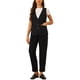 thumbnail image 2 of Chaleco sin mangas de lino para mujer INSPIRE CHIC con botones S Negro, 2 of 6