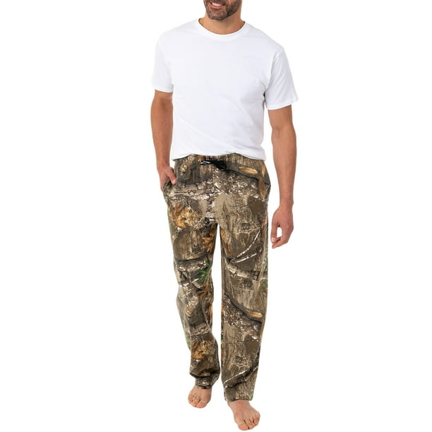 men's camo sweatpants with elastic ankles