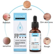 Elbbub Hyaluronic Acid Serum for Face 90ml, Moisturizing and Hydrating Serum for Rough Skin,Reduce Fine Lines & Inflammation,Fast Absorption,Non Greasy